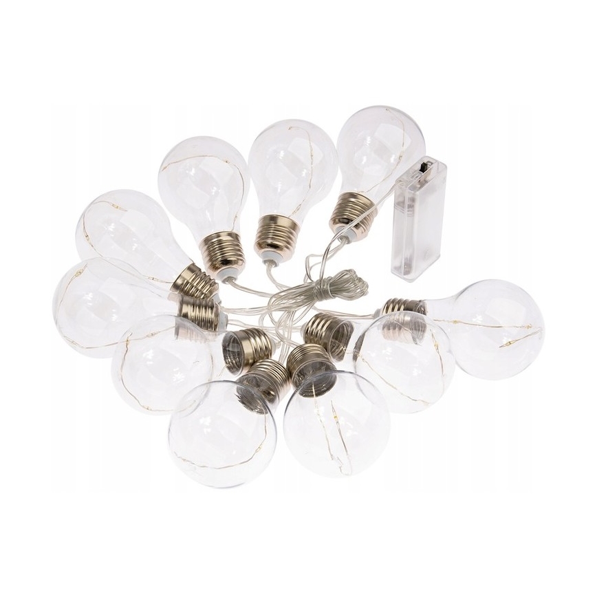 Светодиодная декоративная гирлянда SMOLDER 2,1 м 10xLED/2xAA