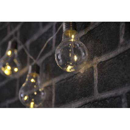 Светодиодная декоративная гирлянда SMOLDER 2,1 м 10xLED/2xAA