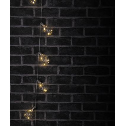 Светодиодная декоративная гирлянда SMOLDER 2,1 м 10xLED/2xAA