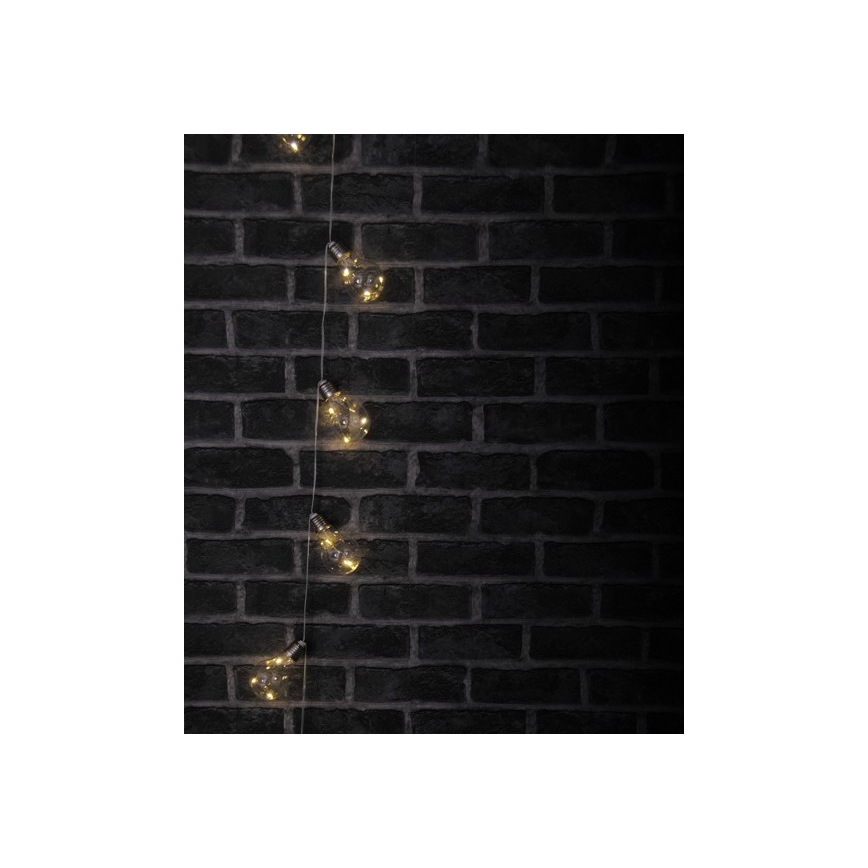 Светодиодная декоративная гирлянда SMOLDER 2,1 м 10xLED/2xAA