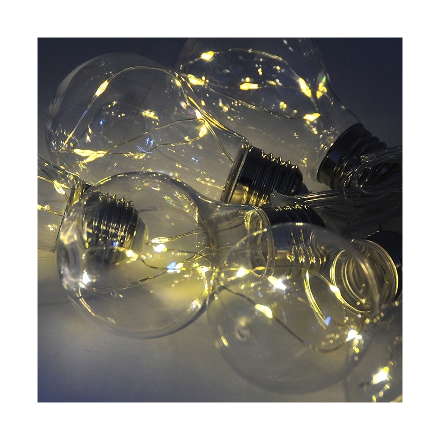 Светодиодная декоративная гирлянда SMOLDER 2,1 м 10xLED/2xAA