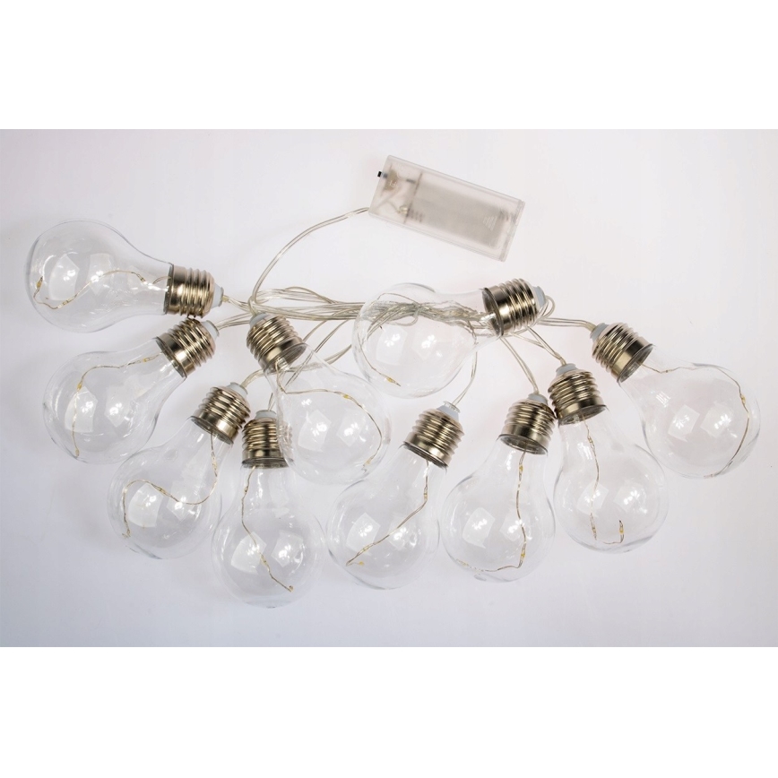 Светодиодная декоративная гирлянда SMOLDER 2,1 м 10xLED/2xAA