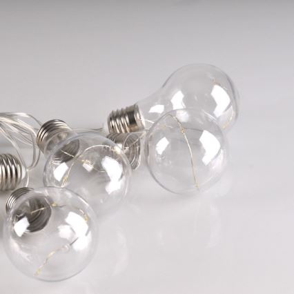Светодиодная декоративная гирлянда SMOLDER 2,1 м 10xLED/2xAA