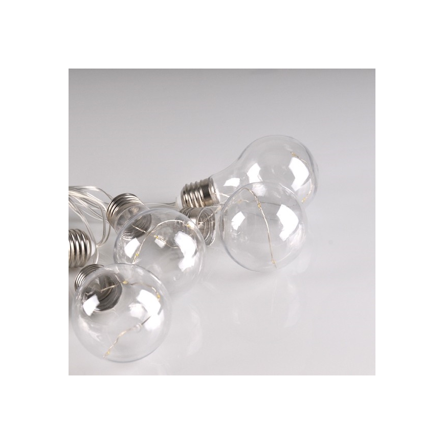 Светодиодная декоративная гирлянда SMOLDER 2,1 м 10xLED/2xAA