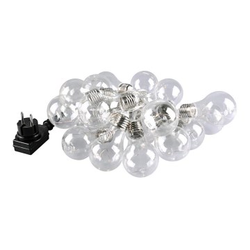Светодиодная декоративная гирлянда SMOLDER 5,3 м 20xLED/2,7W/230V
