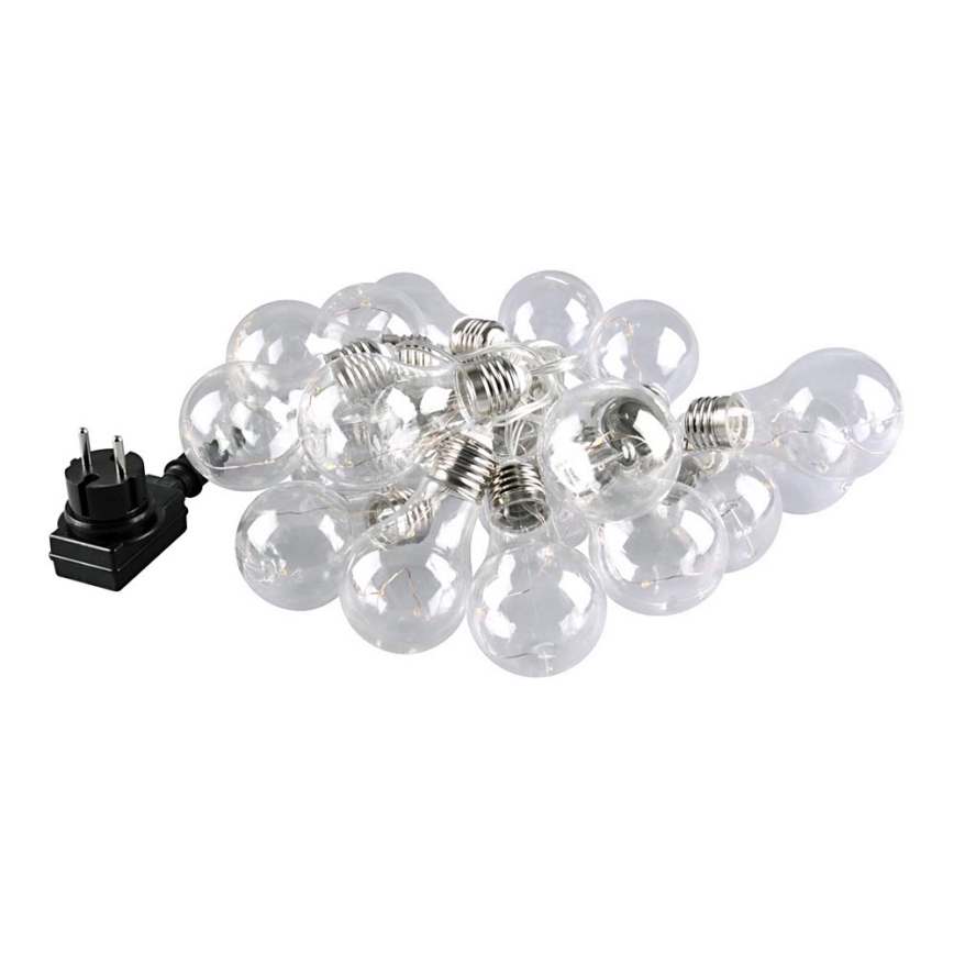 Светодиодная декоративная гирлянда SMOLDER 5,3 м 20xLED/2,7W/230V