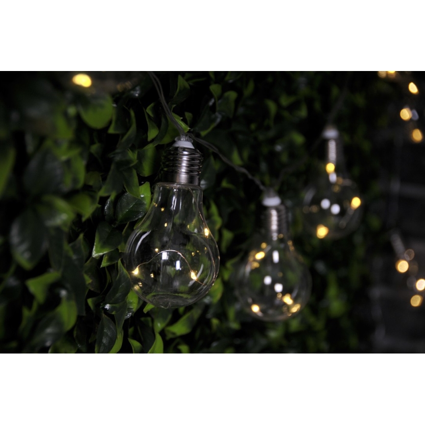 Светодиодная декоративная гирлянда SMOLDER 5,3 м 20xLED/2,7W/230V
