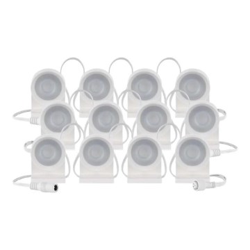 Светодиодная декоративная RGBIC+CCT гирлянда с точечным освещением GoSmart 12xLED/7W/230V 255 см Wi-Fi Tuya