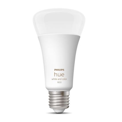 Светодиодная диммируемая лампа Philips Hue White And Color Ambiance A67 E27/13,5W/230V 2000-6500K