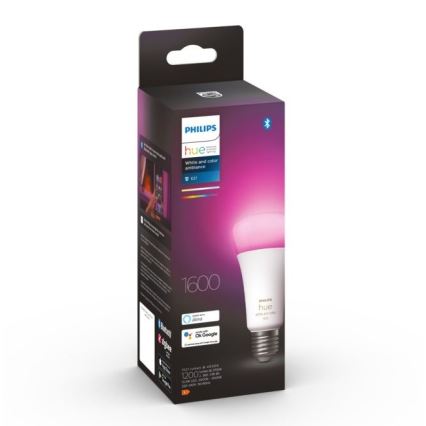 Светодиодная диммируемая лампа Philips Hue White And Color Ambiance A67 E27/13,5W/230V 2000-6500K