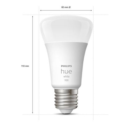 Светодиодная диммируемая лампа Philips Hue WHITE E27/9,5W/230V 2700K