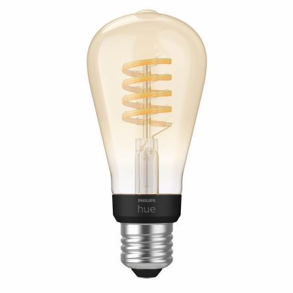 Светодиодная диммируемая лампочка Philips Hue WHITE AMBIANCE ST64 E27/7W/230V 2200-4500K