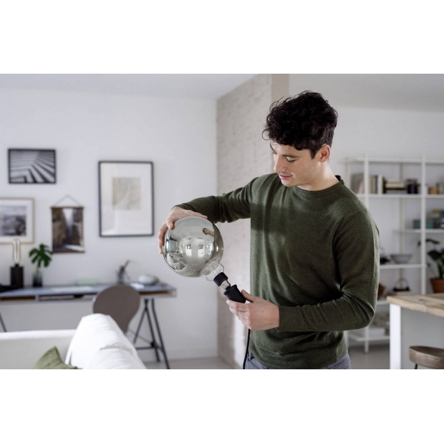 Светодиодная диммируемая лампочка SMOKY VINTAGE Philips G200 E27/6,5W/230V 4000K