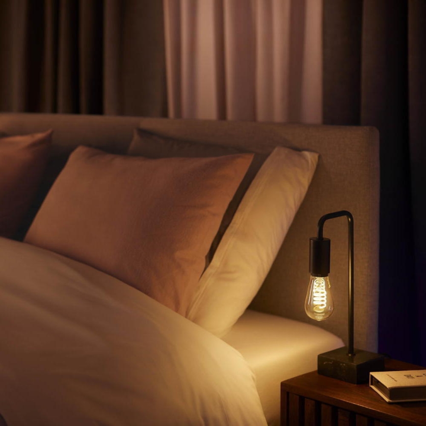 Светодиодная диммируемая лампочка Philips Hue WHITE AMBIANCE ST64 E27/7W/230V 2200-4500K