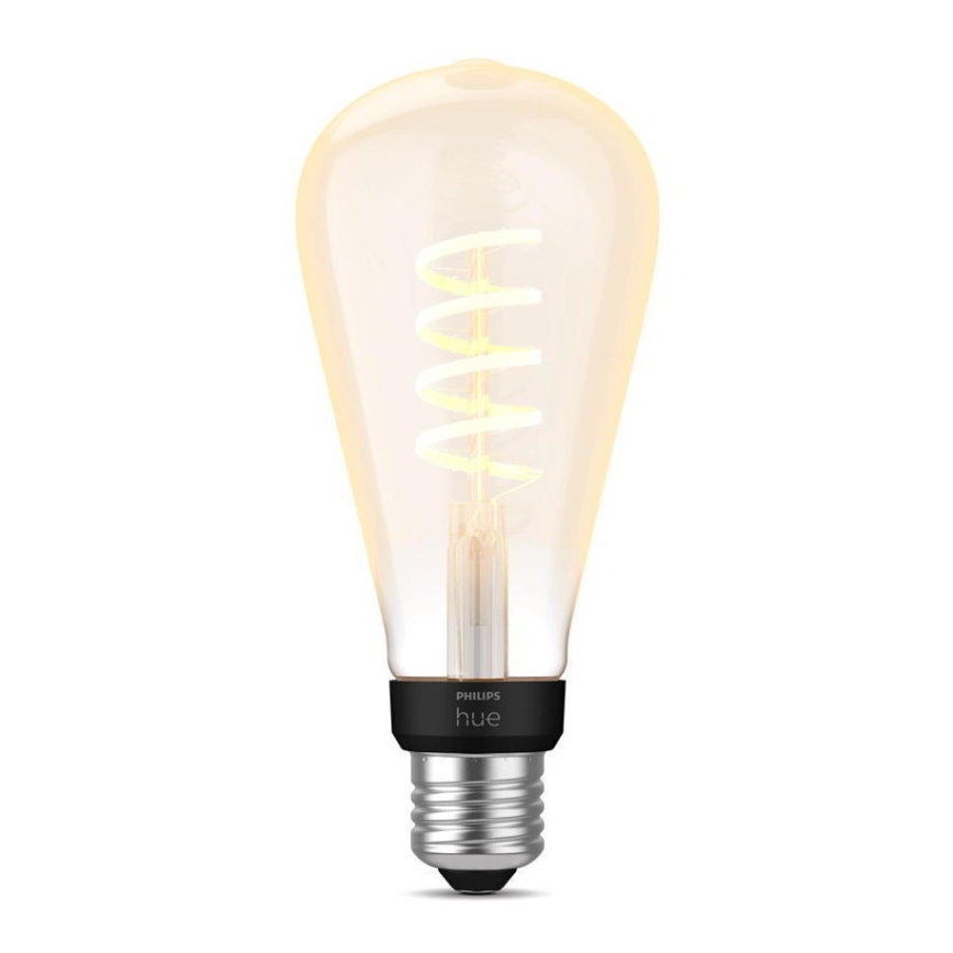 Светодиодная диммируемая лампочка Philips Hue WHITE AMBIANCE ST72 E27/7W/230V 2200-4500K