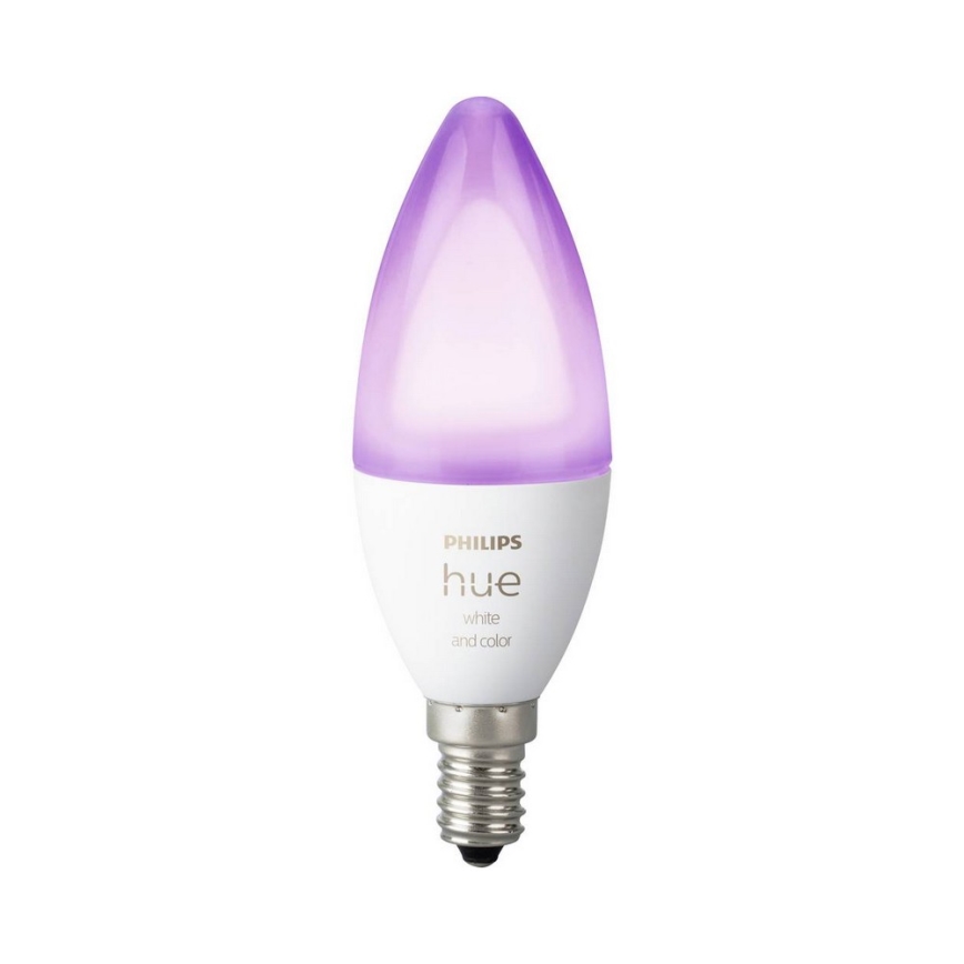 Светодиодная диммируемая лампочка Philips Hue WHITE AND COLOR E14/5,3W/230V 2200K - 6500K
