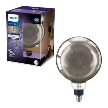 Светодиодная диммируемая лампочка SMOKY VINTAGE Philips G200 E27/6,5W/230V 4000K