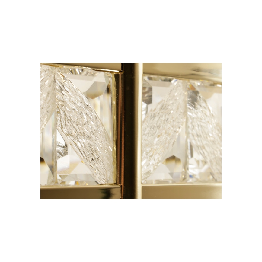 Диммируемая LED-хрустальная люстра на тросе ENRIQUE LED/55W//230V 3000-6000K, диаметр 80 см, с пультом дистанционного управления