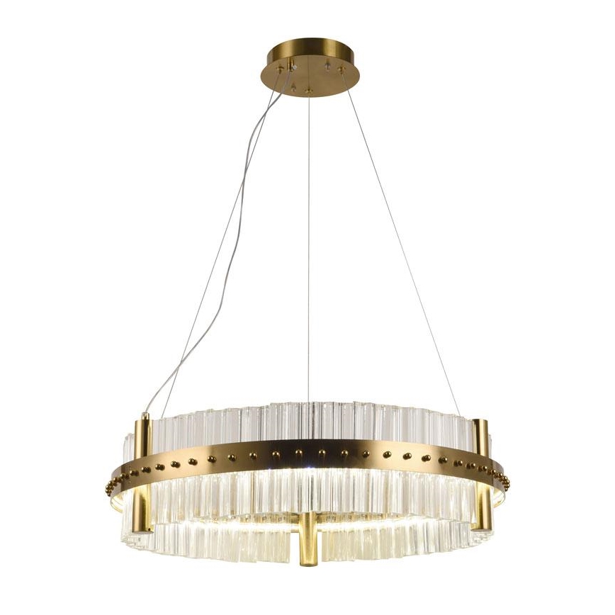 Светодиодная регулируемая кристальная люстра на тросе LED/40W/230V 3000-6500K с дистанционным управлением
