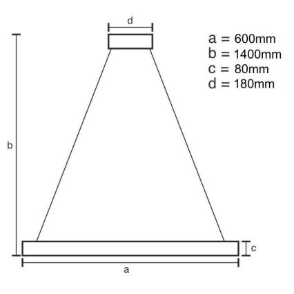 Светодиодная регулируемая кристальная люстра на тросе LED/40W/230V 3000-6500K с дистанционным управлением