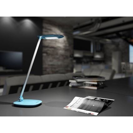 Светодиодная диммируемая настольная лампа с USB MOANA LED/6W/230V розовая