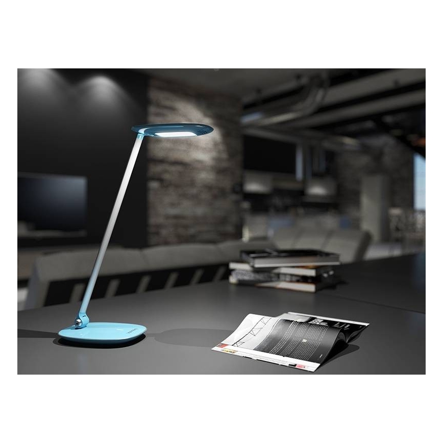 Светодиодная диммируемая настольная лампа с USB MOANA LED/6W/230V розовая