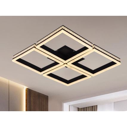 Светодиодная диммируемая накладная люстра LED/215W/230V 3000-6500K + пульт дистанционного управления