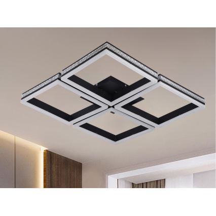 Светодиодная диммируемая накладная люстра LED/215W/230V 3000-6500K + пульт дистанционного управления
