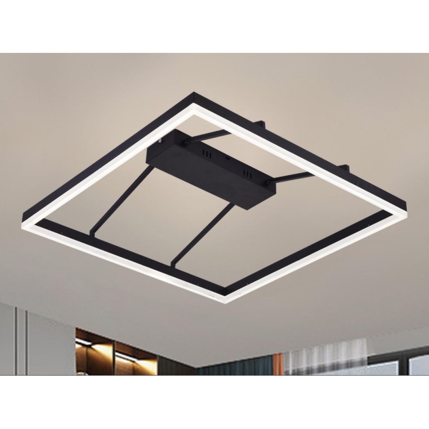 Светодиодная диммируемая накладная люстра LED/55W/230V 3000-6500K + пульт дистанционного управления