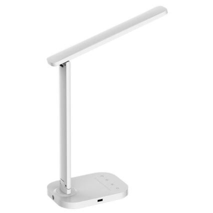Светодиодная диммируемая сенсорная настольная лампа с USB-разъемом KIARA LED/7W/230V белая