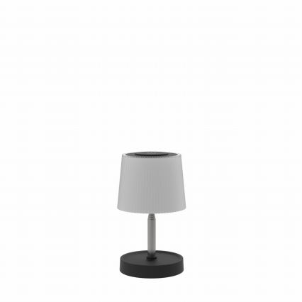 Диммируемая сенсорная уличная аккумуляторная настольная LED-лампа LED/2W/5V IP44 1200 mAh серая