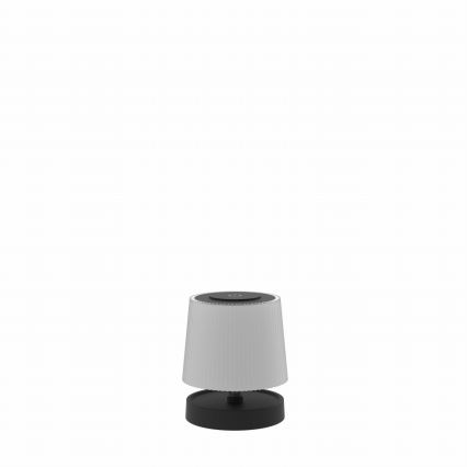 Диммируемая сенсорная уличная аккумуляторная настольная LED-лампа LED/2W/5V IP44 1200 mAh серая