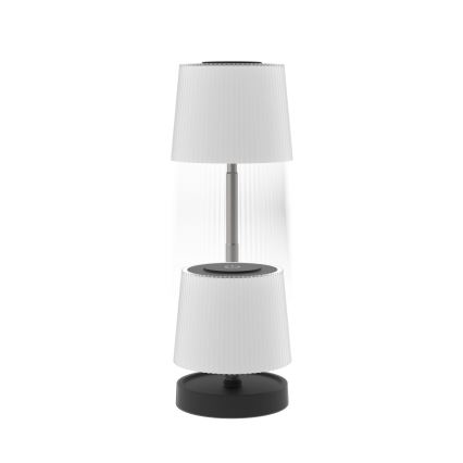 Диммируемая сенсорная уличная аккумуляторная настольная LED-лампа LED/2W/5V IP44 1200 mAh серая