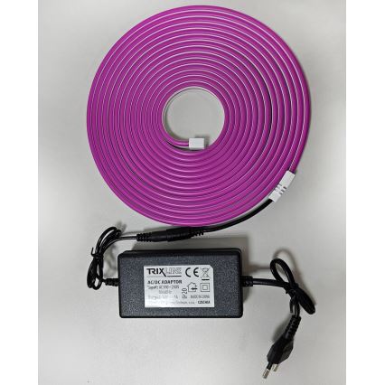 Светодиодная гибкая лента NEON LED/10W/230V 5 м IP65 фиолетовый