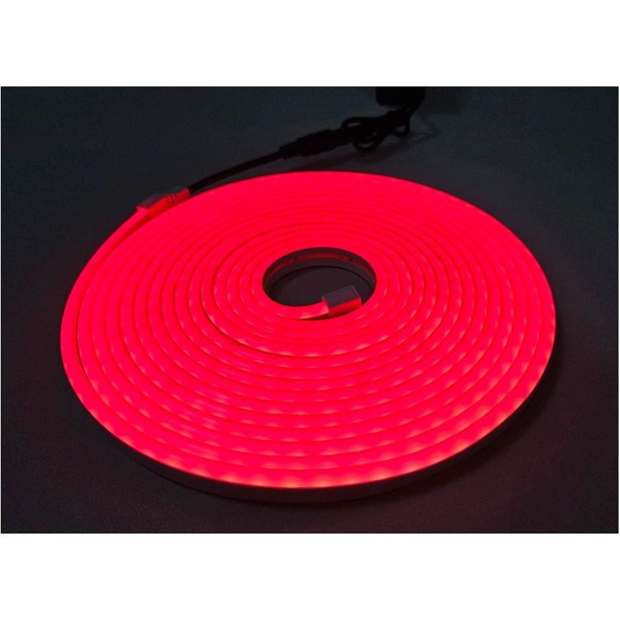 Светодиодная гибкая лента NEON LED/10W/230V 5 м IP65 красный