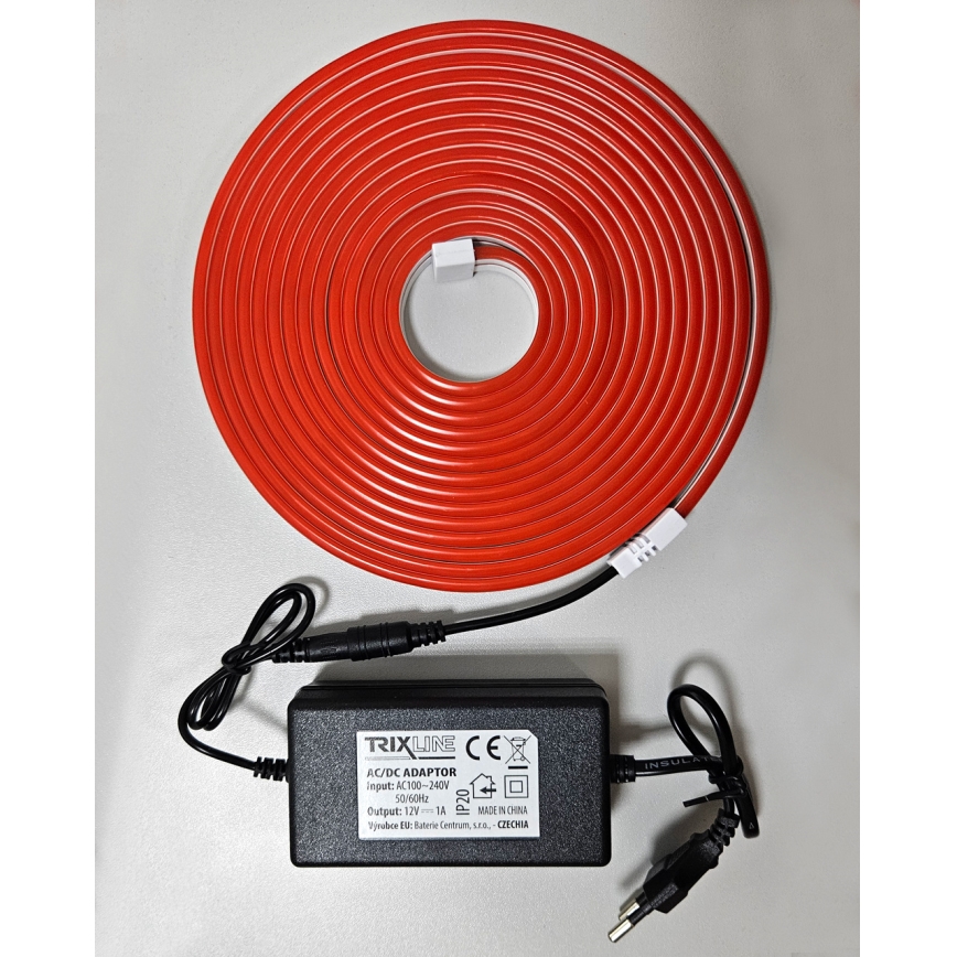 Светодиодная гибкая лента NEON LED/10W/230V 5 м IP65 красный