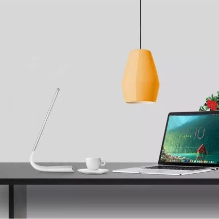 Светодиодная гибкая настольная лампа с регулированием яркости LED/6,5W/5V 2000 mAh 3000K/4500K/6000K