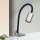 Светодиодная гибкая настольная лампа с зажимом KURT LED/5W/230V серебристый