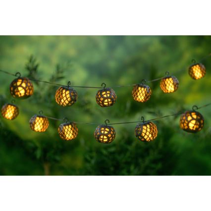 Светодиодная гирлянда на солнечной батарее 3,8 м 8xLED/1,2V