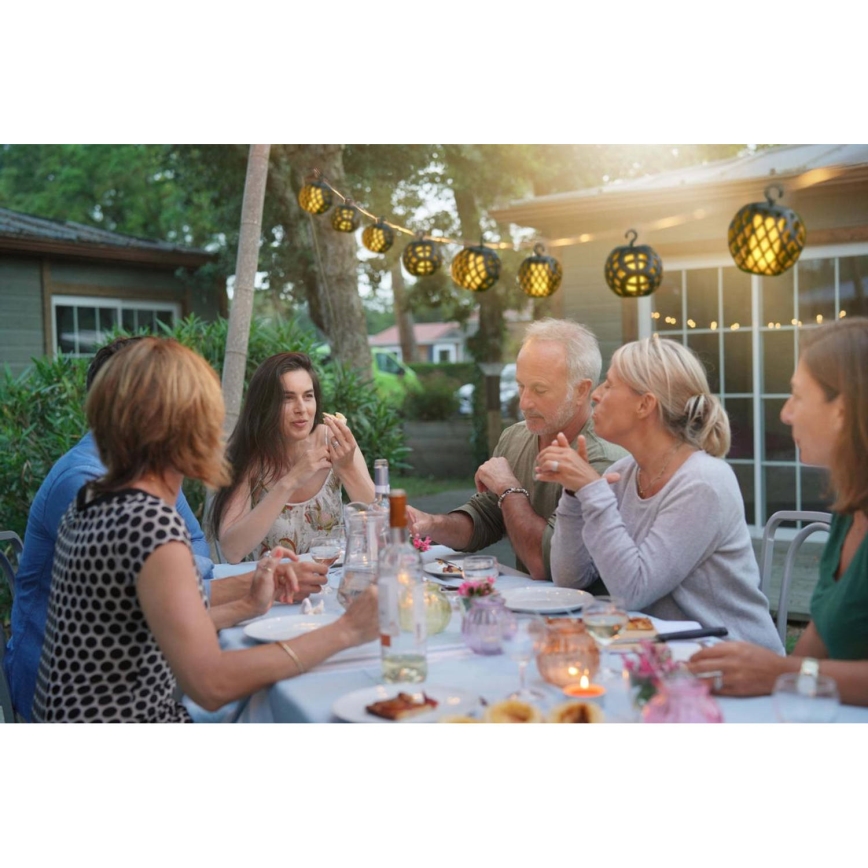 Светодиодная гирлянда на солнечной батарее 3,8 м 8xLED/1,2V