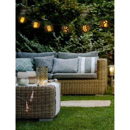 Светодиодная гирлянда на солнечной батарее 3,8 м 8xLED/1,2V