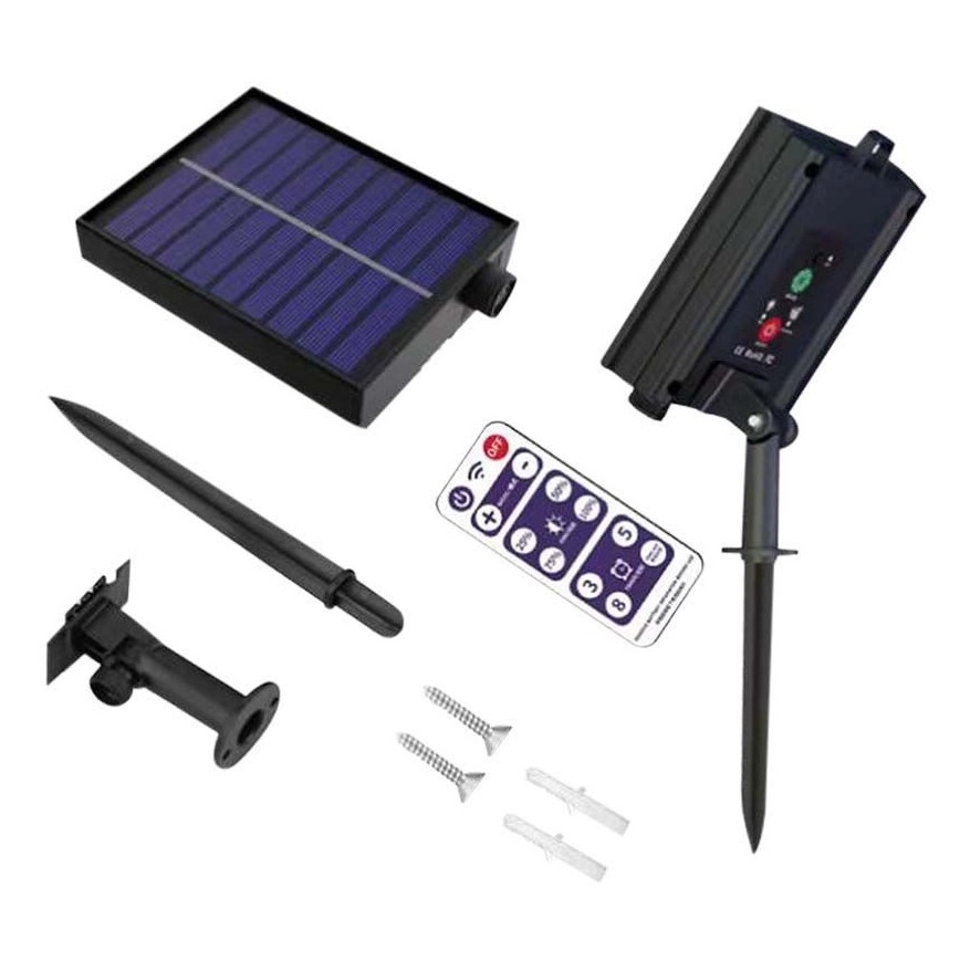 Светодиодная гирлянда на солнечной батарее 10xLED/0,5/4,5V 12 м 3000K IP44 1200 mAh + дистанционное управление