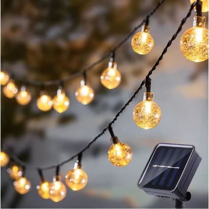 Светодиодная гирлянда на солнечной батарее 6,9 м 50xLED/1,2V
