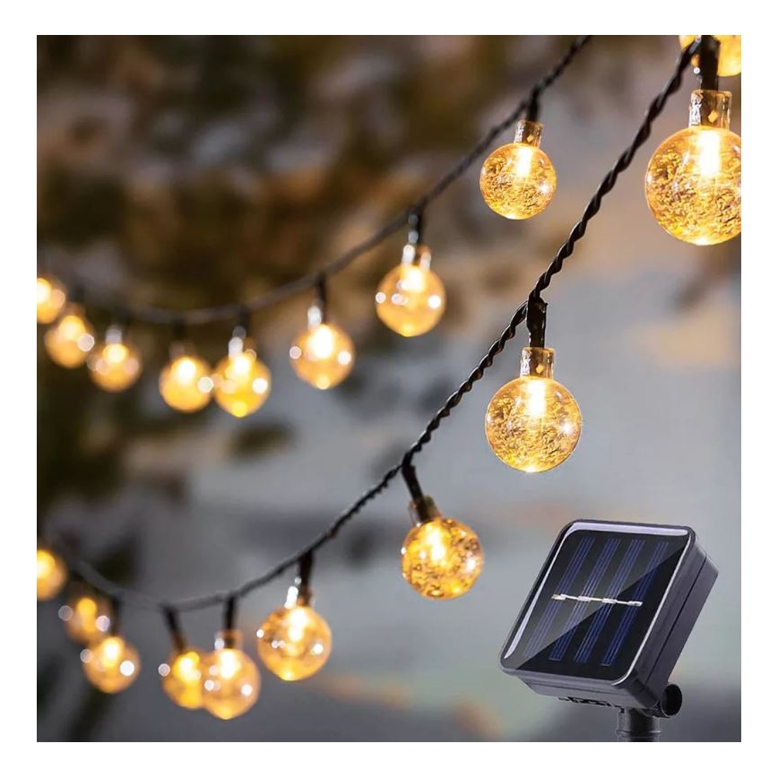 Светодиодная гирлянда на солнечной батарее 6,9 м 50xLED/1,2V