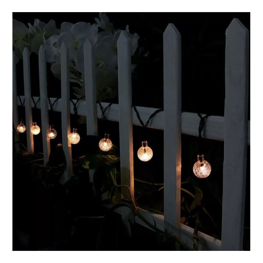 Светодиодная гирлянда на солнечной батарее 6,9 м 50xLED/1,2V