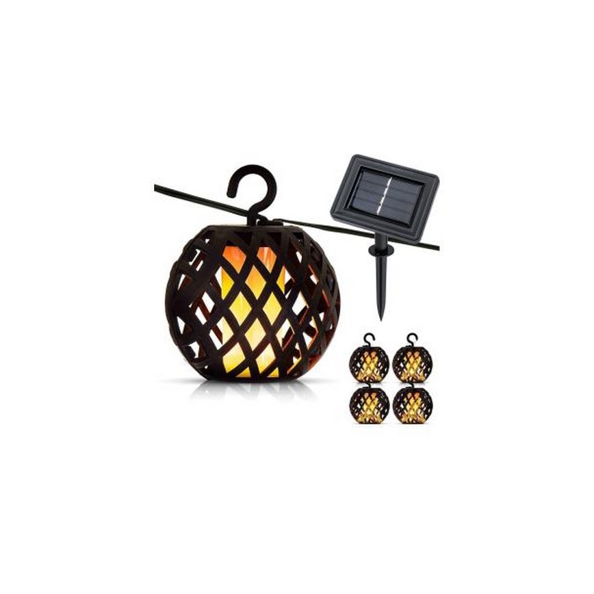 Светодиодная гирлянда на солнечной батарее 60xLED/2 м IP44
