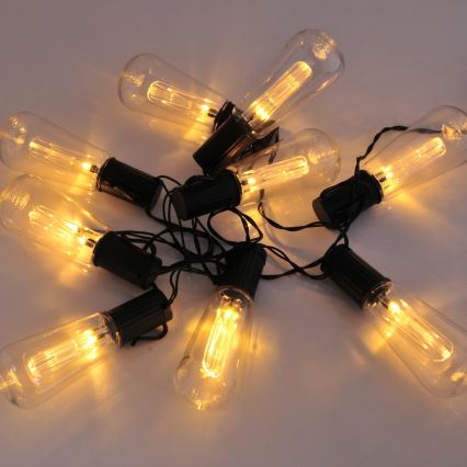 Светодиодная гирлянда на солнечной батарее EDISON 10xLED/1,2V 300 mAh 3,8 м IP44