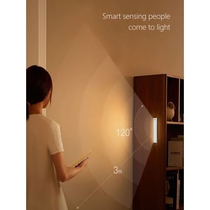 Светодиодная лампа для подсветки кухонной столешницы CABINET-4 с PIR-датчиком LED/1,5W/230V 1100mAh 4000K
