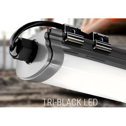 Светодиодная лампа для подсветки кухонной столешницы LED/60W/230V 6000K 120 см IP65 черный