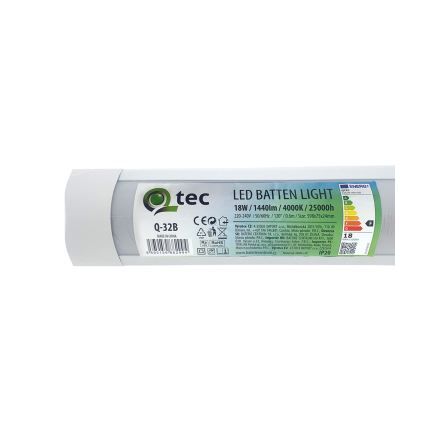 Светодиодная лампа для подсветки кухонной столешницы QTEC LED/18W/230V 60 см белый